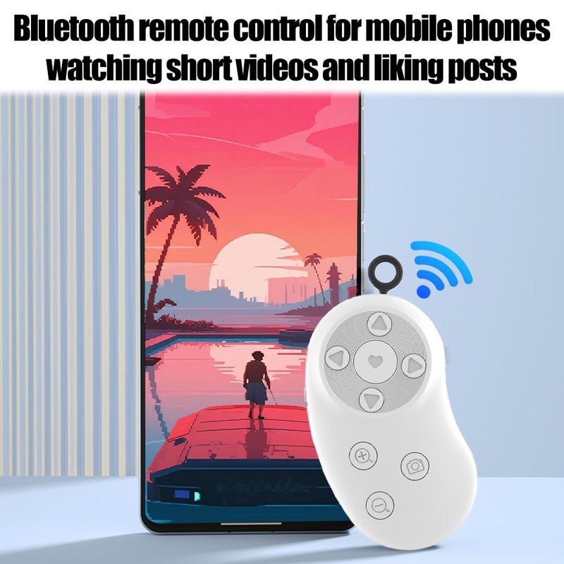 Fingertip Wireless Blue tooth Remote Control,Rechargeable Scrolling Ring Remote App Control Page Turner,Compatible with Phone, Pad and Android Phones/Tablet - Image 2